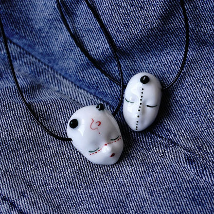 1 Piece Simple Style Doll Ceramics Unisex Necklace