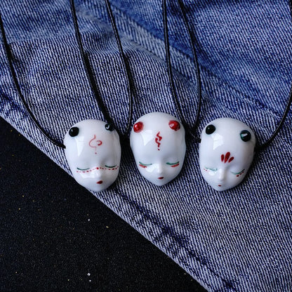 1 Piece Simple Style Doll Ceramics Unisex Necklace