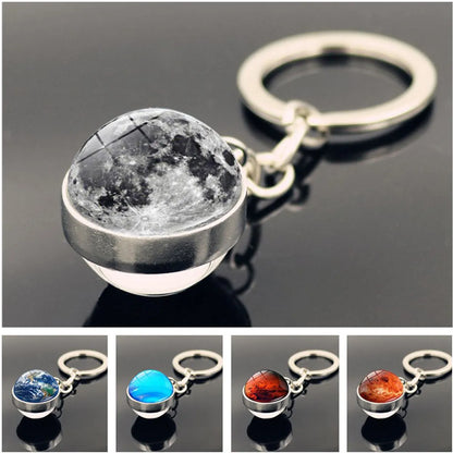 1 Piece Simple Style Earth Zinc Alloy Patchwork Unisex Keychain