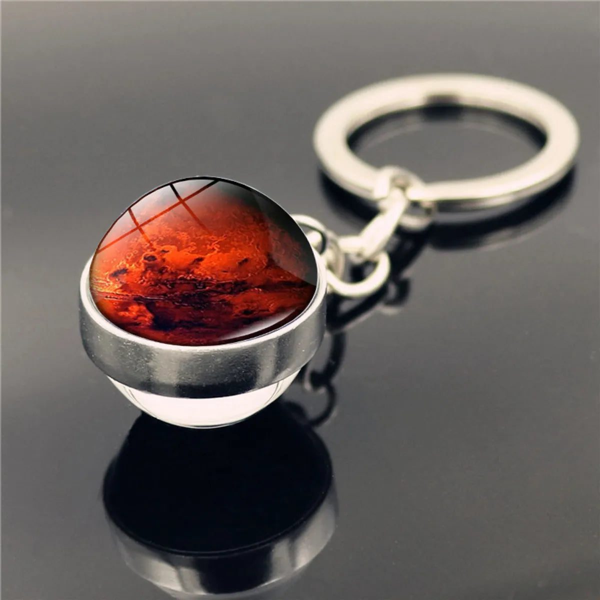 1 Piece Simple Style Earth Zinc Alloy Patchwork Unisex Keychain