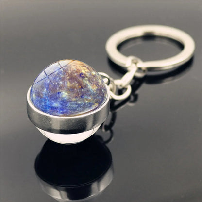 1 Piece Simple Style Earth Zinc Alloy Patchwork Unisex Keychain