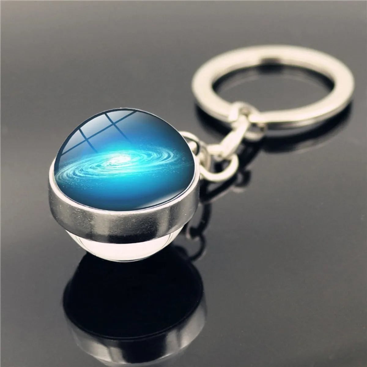 1 Piece Simple Style Earth Zinc Alloy Patchwork Unisex Keychain