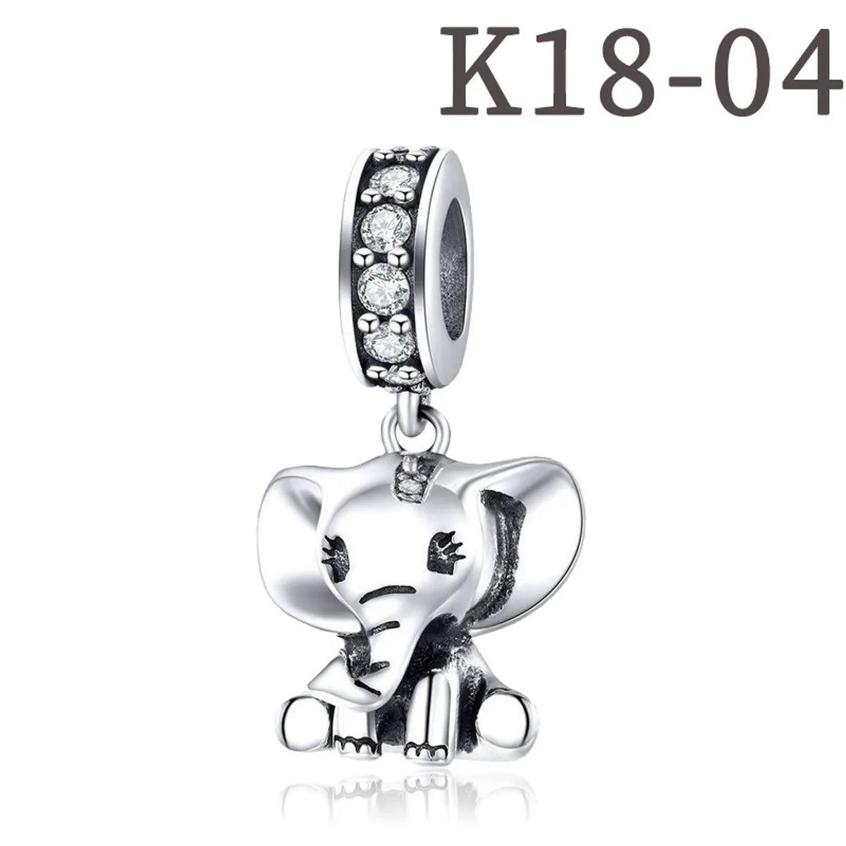 1 Piece Simple Style Fox  Elephant Alloy Plating Pendants