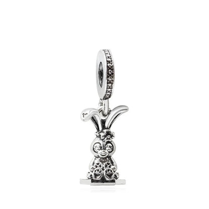 1 Piece Simple Style Fox  Elephant Alloy Plating Pendants