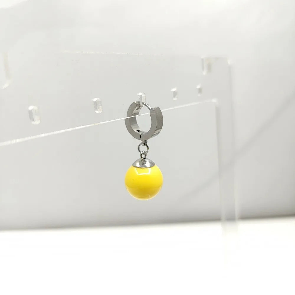 1 Piece Simple Style Geometric Plastic Drop Earrings