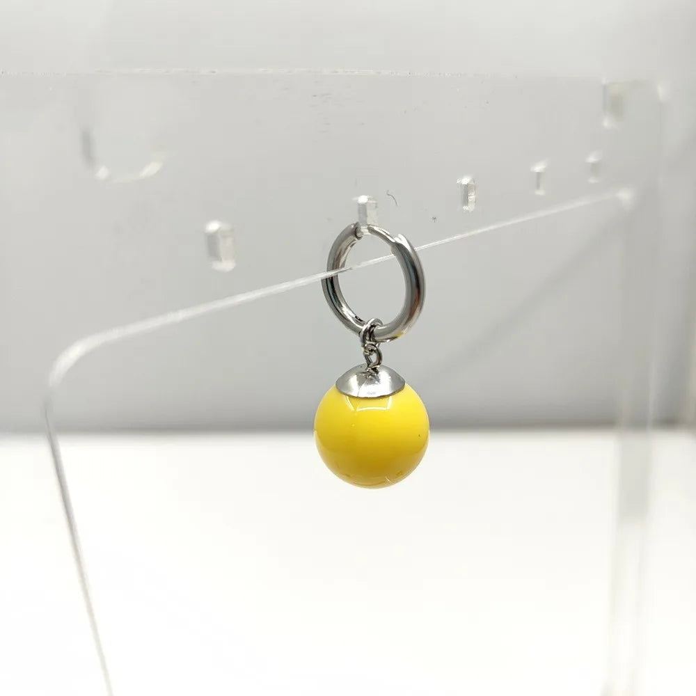 1 Piece Simple Style Geometric Plastic Drop Earrings