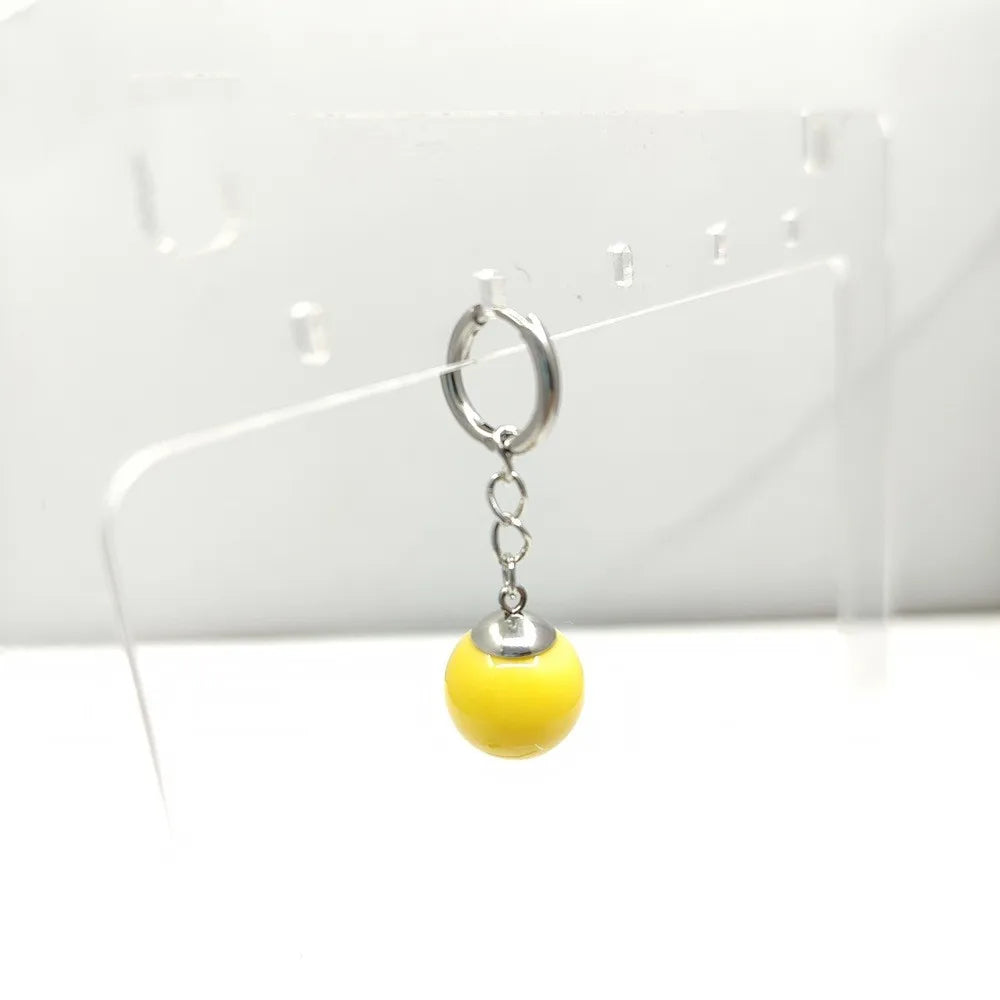 1 Piece Simple Style Geometric Plastic Drop Earrings