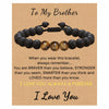 1 Piece Simple Style Geometric Rope Tiger Eye Men'S Bracelets