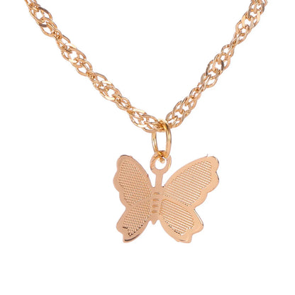 1 Piece Simple Style Insect Butterfly Alloy Women's Pendant Necklace