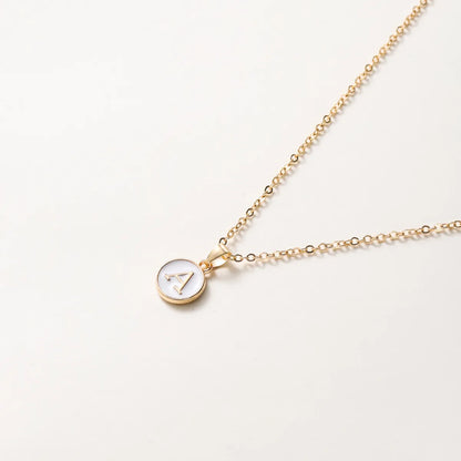 1 Piece Simple Style Letter Alloy Plating Unisex Necklace