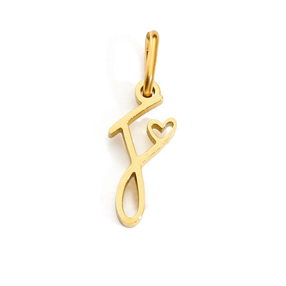 1 Piece Simple Style Letter Stainless Steel Plating Pendant Jewelry Accessories