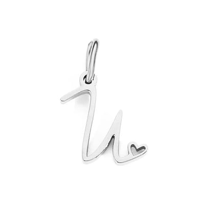 1 Piece Simple Style Letter Stainless Steel Plating Pendant Jewelry Accessories