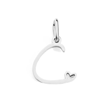 1 Piece Simple Style Letter Stainless Steel Plating Pendant Jewelry Accessories