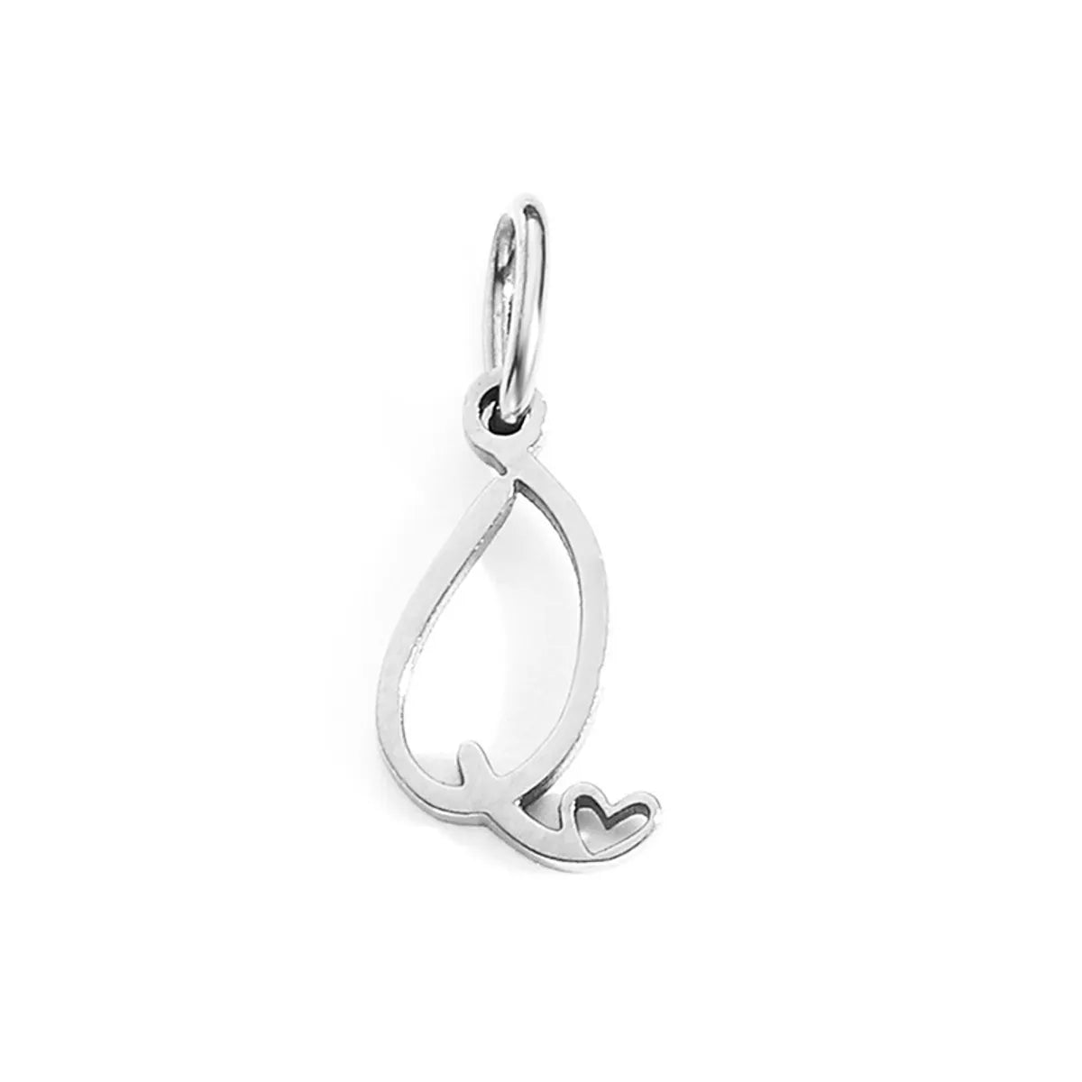 1 Piece Simple Style Letter Stainless Steel Plating Pendant Jewelry Accessories