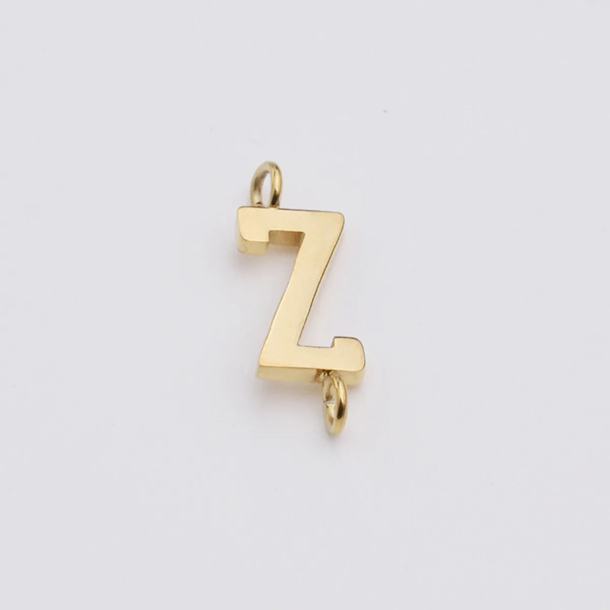 1 Piece Stainless Steel None 18K Gold Plated Rose Gold Plated Letter Pendant