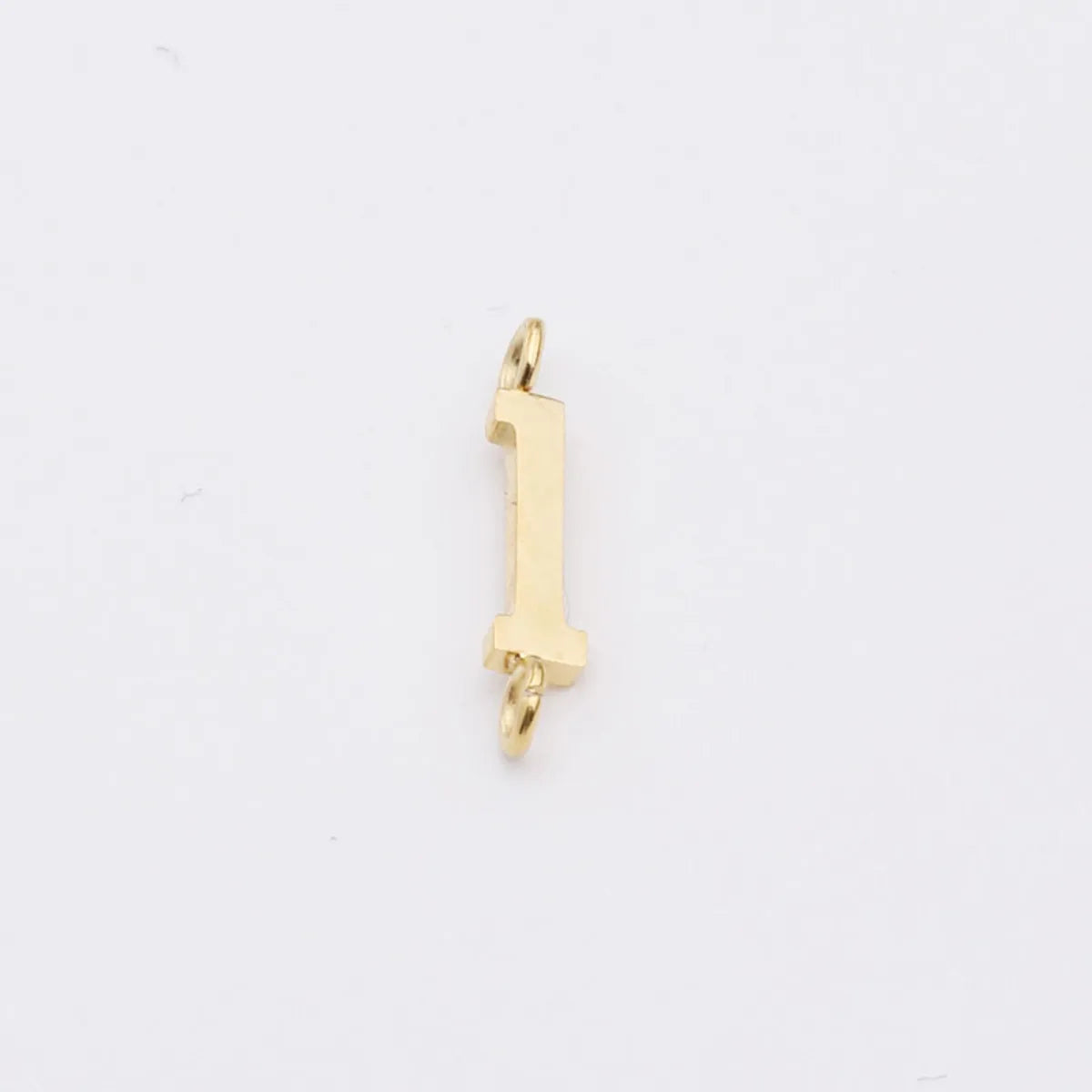 1 Piece Stainless Steel None 18K Gold Plated Rose Gold Plated Letter Pendant