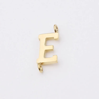 1 Piece Stainless Steel None 18K Gold Plated Rose Gold Plated Letter Pendant