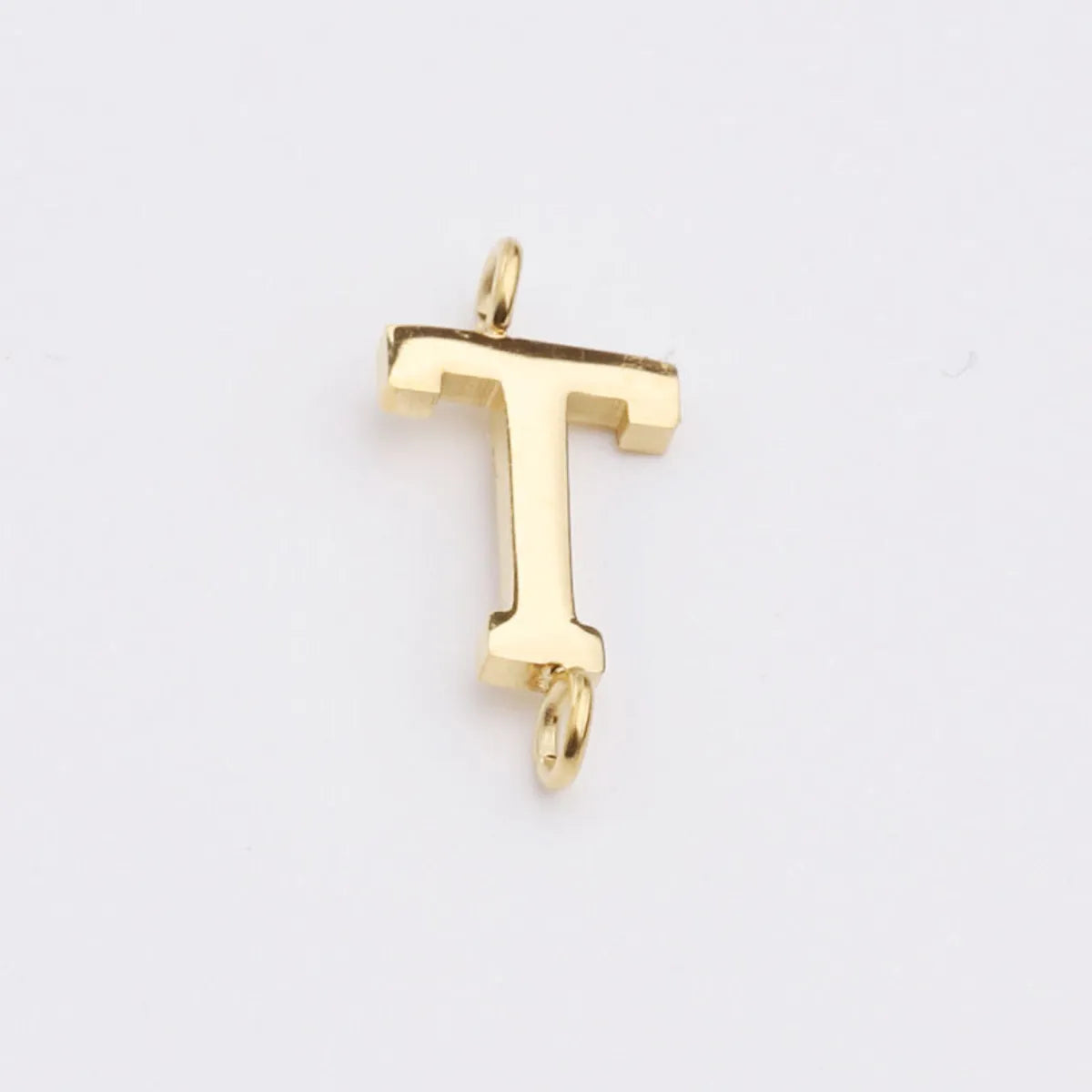 1 Piece Stainless Steel None 18K Gold Plated Rose Gold Plated Letter Pendant