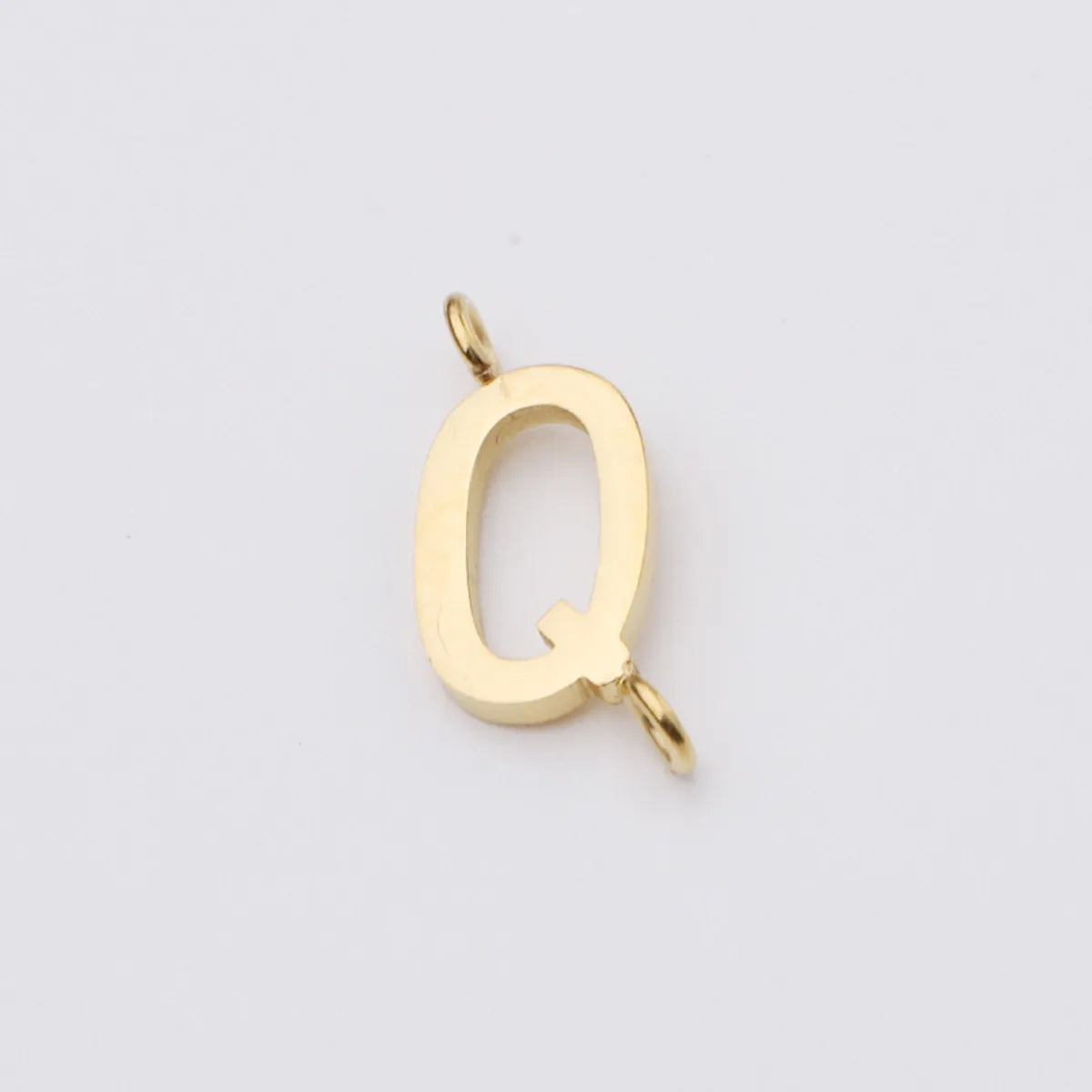 1 Piece Stainless Steel None 18K Gold Plated Rose Gold Plated Letter Pendant