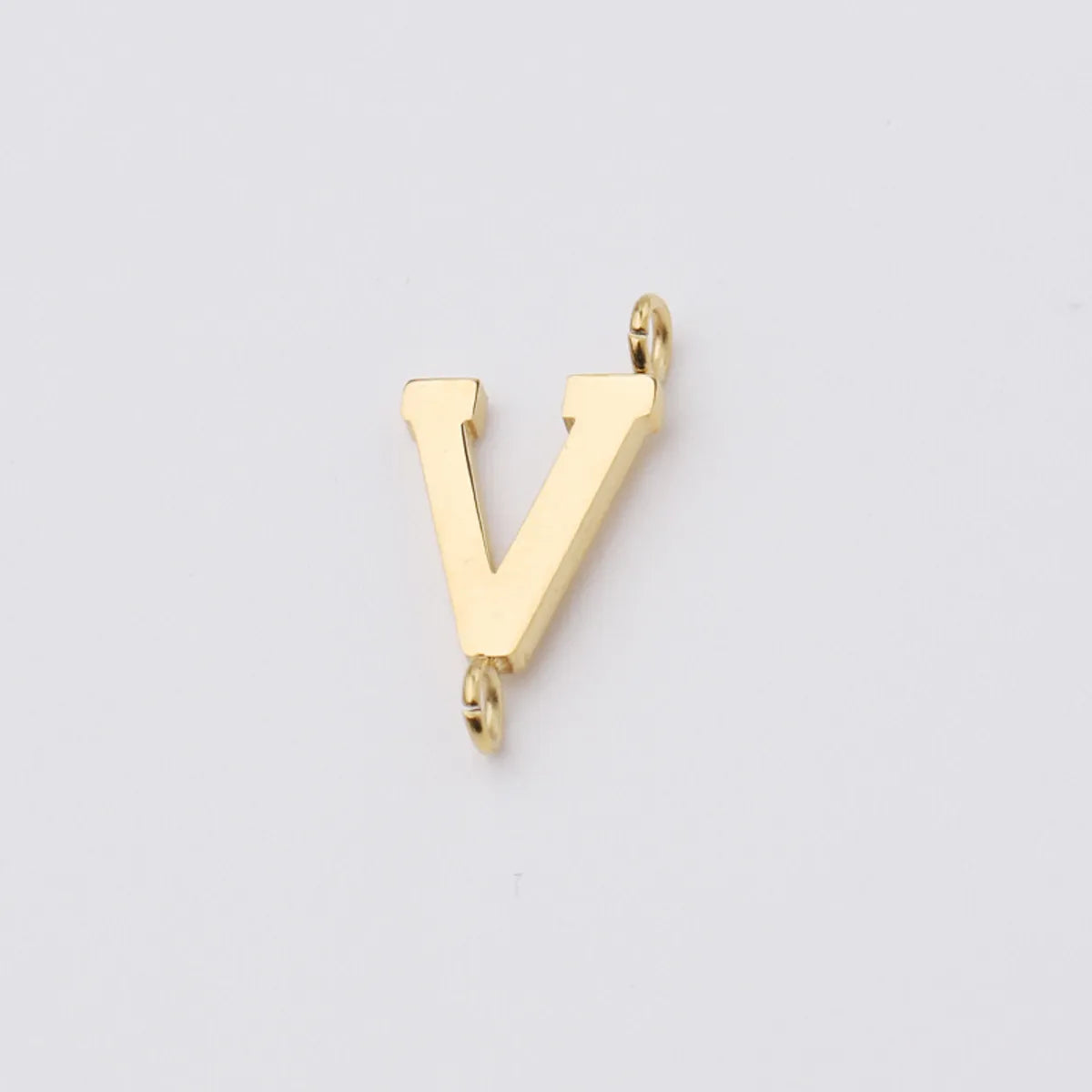 1 Piece Stainless Steel None 18K Gold Plated Rose Gold Plated Letter Pendant