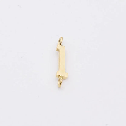 1 Piece Stainless Steel None 18K Gold Plated Rose Gold Plated Letter Pendant