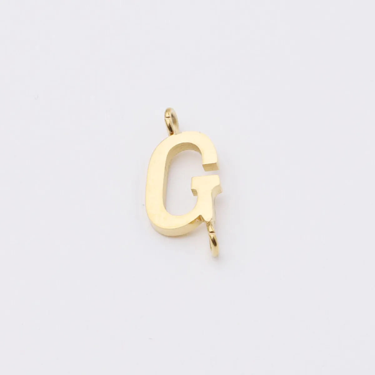 1 Piece Stainless Steel None 18K Gold Plated Rose Gold Plated Letter Pendant