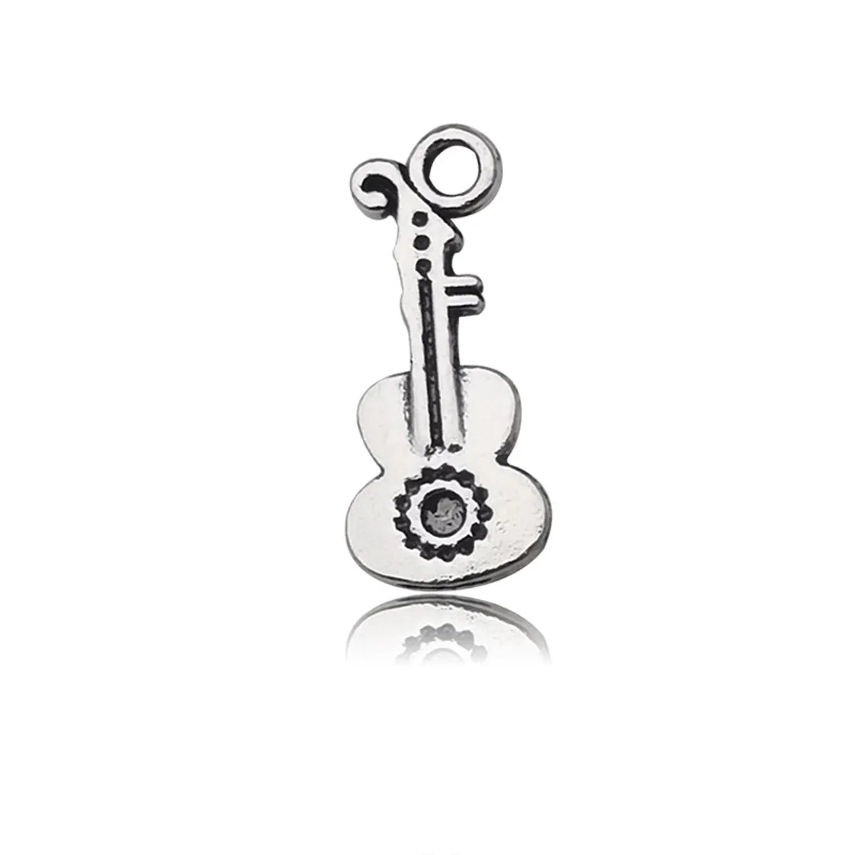 1 Piece Simple Style Musical Instrument Guitar Notes Alloy Plating Jewelry Accessories