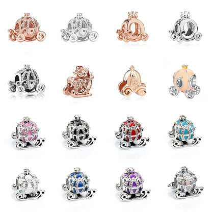 1 Piece Simple Style Pumpkin Car Alloy Inlay Rhinestones Jewelry Accessories