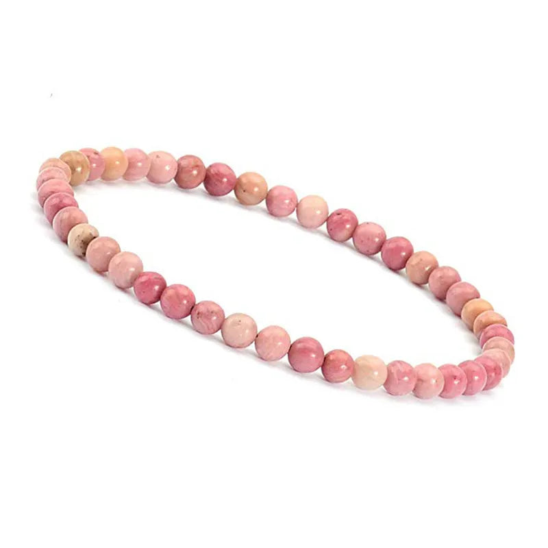 1 Piece Simple Style Round Natural Stone Beaded Bracelets