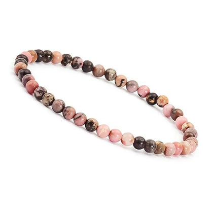 1 Piece Simple Style Round Natural Stone Beaded Bracelets