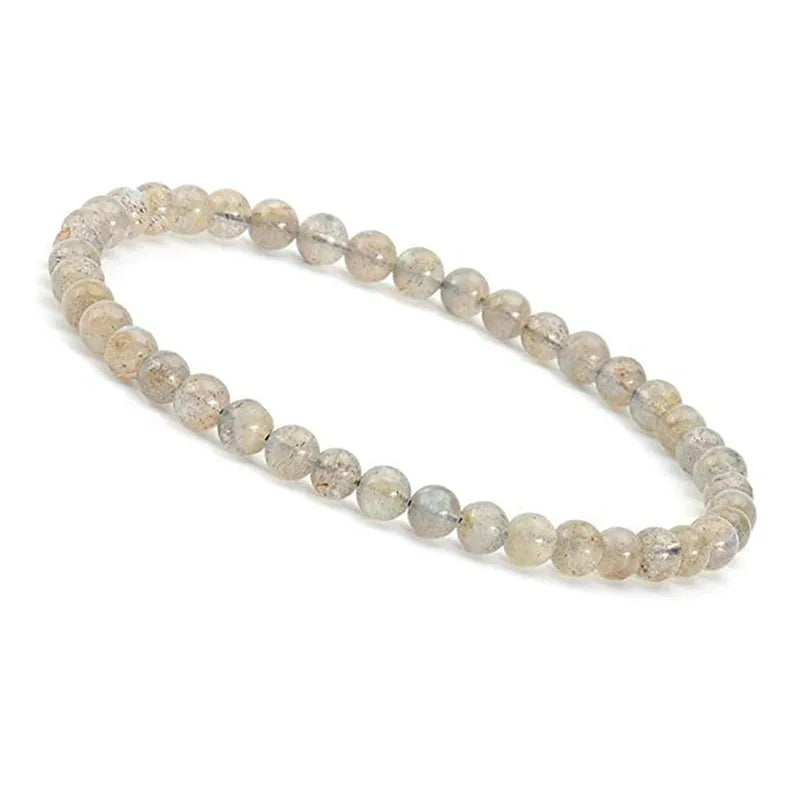 1 Piece Simple Style Round Natural Stone Beaded Bracelets