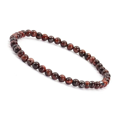 1 Piece Simple Style Round Natural Stone Beaded Bracelets