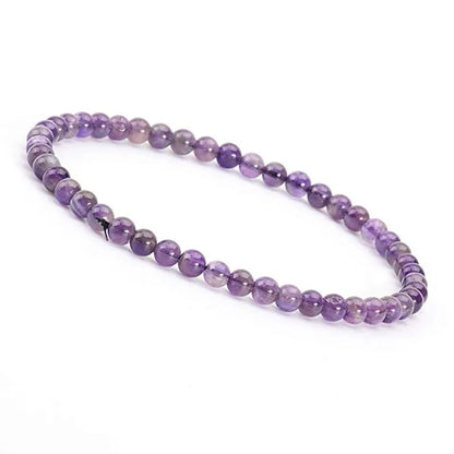 1 Piece Simple Style Round Natural Stone Beaded Bracelets