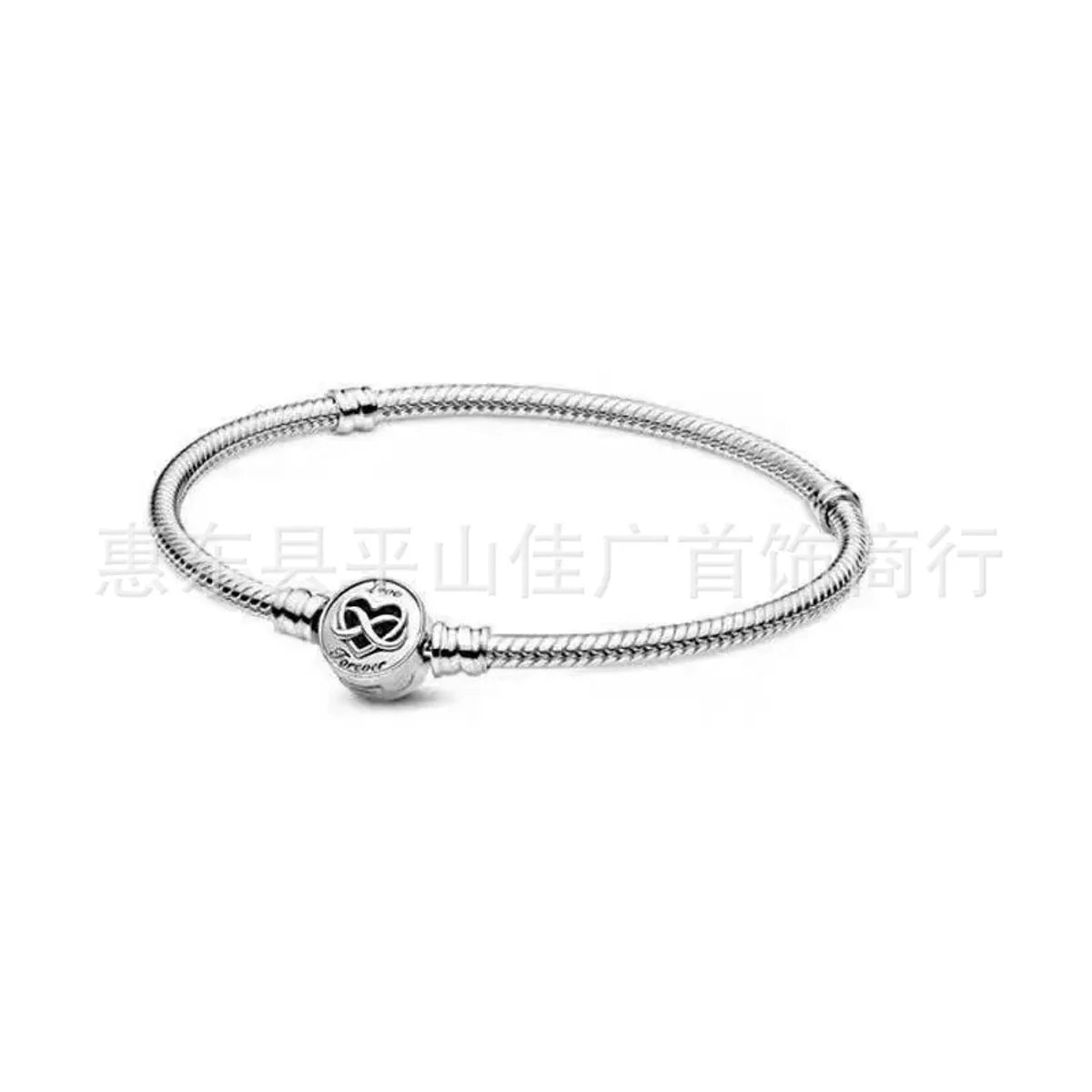 1 Piece Simple Style Round Sterling Silver Plating Inlay Chain Jewelry Accessories