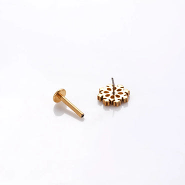 1 Piece Simple Style Scorpion Metal Inlay Rhinestones Ear Studs