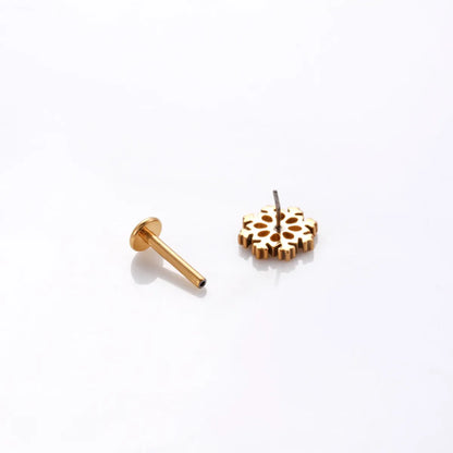 1 Piece Simple Style Scorpion Metal Inlay Rhinestones Ear Studs