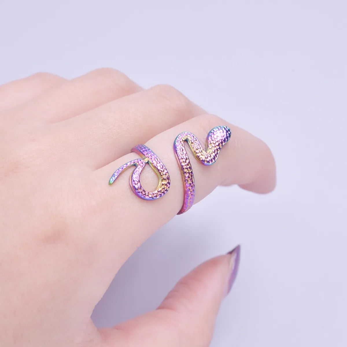 1 Piece Simple Style Snake Metal Wholesale Rings