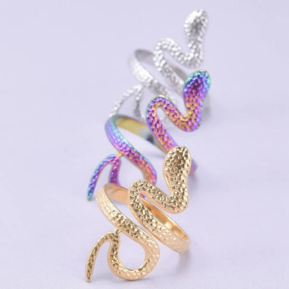 1 Piece Simple Style Snake Metal Wholesale Rings