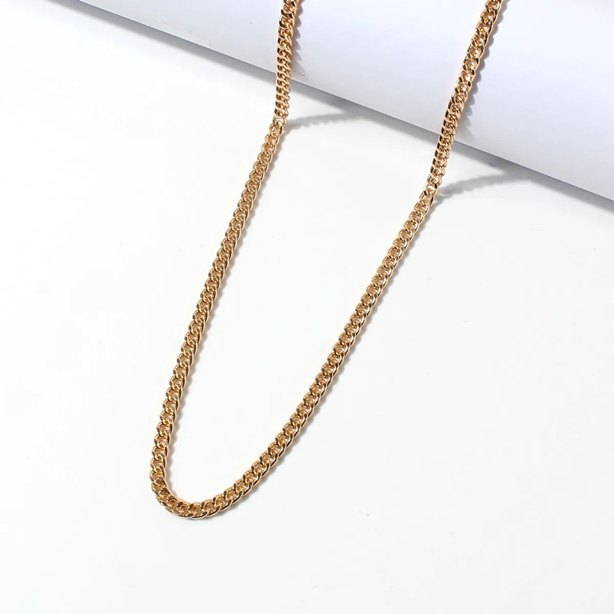 1 Piece Simple Style Solid Color Aluminum Women's Necklace