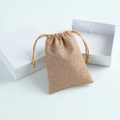 Simple Style Solid Color Cloth Jewelry Packaging Bags