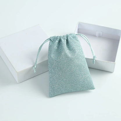 Simple Style Solid Color Cloth Jewelry Packaging Bags