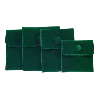 Simple Style Solid Color Flannel Jewelry Packaging Bags