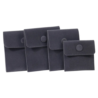 Simple Style Solid Color Flannel Jewelry Packaging Bags