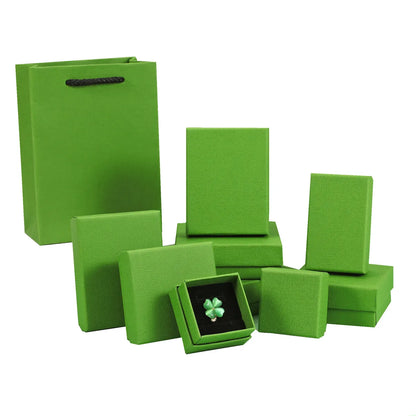 1 Piece Simple Style Solid Color Paper Jewelry Boxes