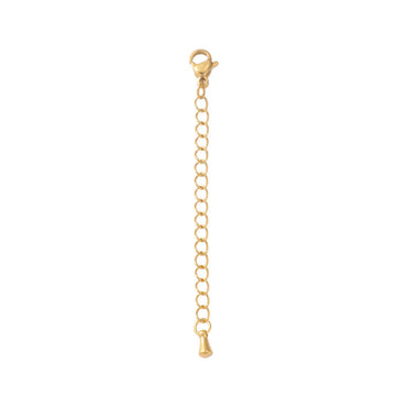 1 Piece Stainless Steel None 18K Gold Plated Solid Color Chain