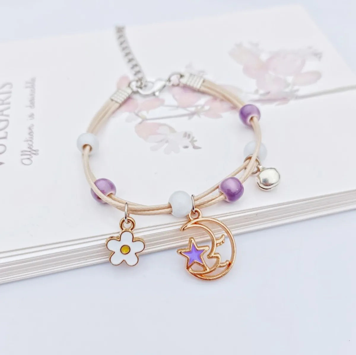 1 Piece Simple Style Star Ceramic Metal Plating Women's Bracelets