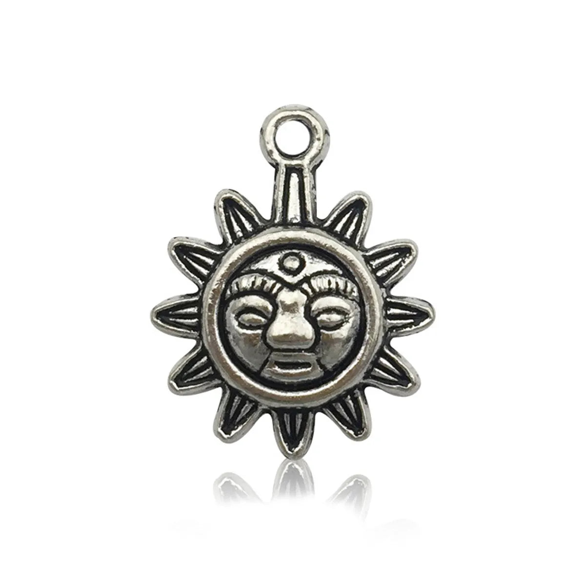 1 Piece Simple Style Sun Star Moon Alloy Plating Pendant Jewelry Accessories