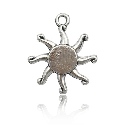 1 Piece Simple Style Sun Star Moon Alloy Plating Pendant Jewelry Accessories