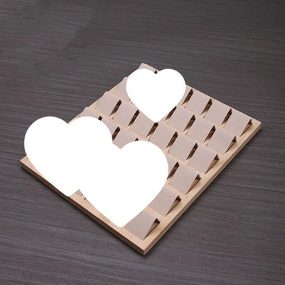 1 Piece Solid Wood Simple Style Printing Jewelry Display