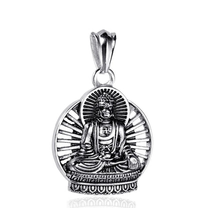 1 Piece Stainless Steel Buddha Polished Pendant Chain